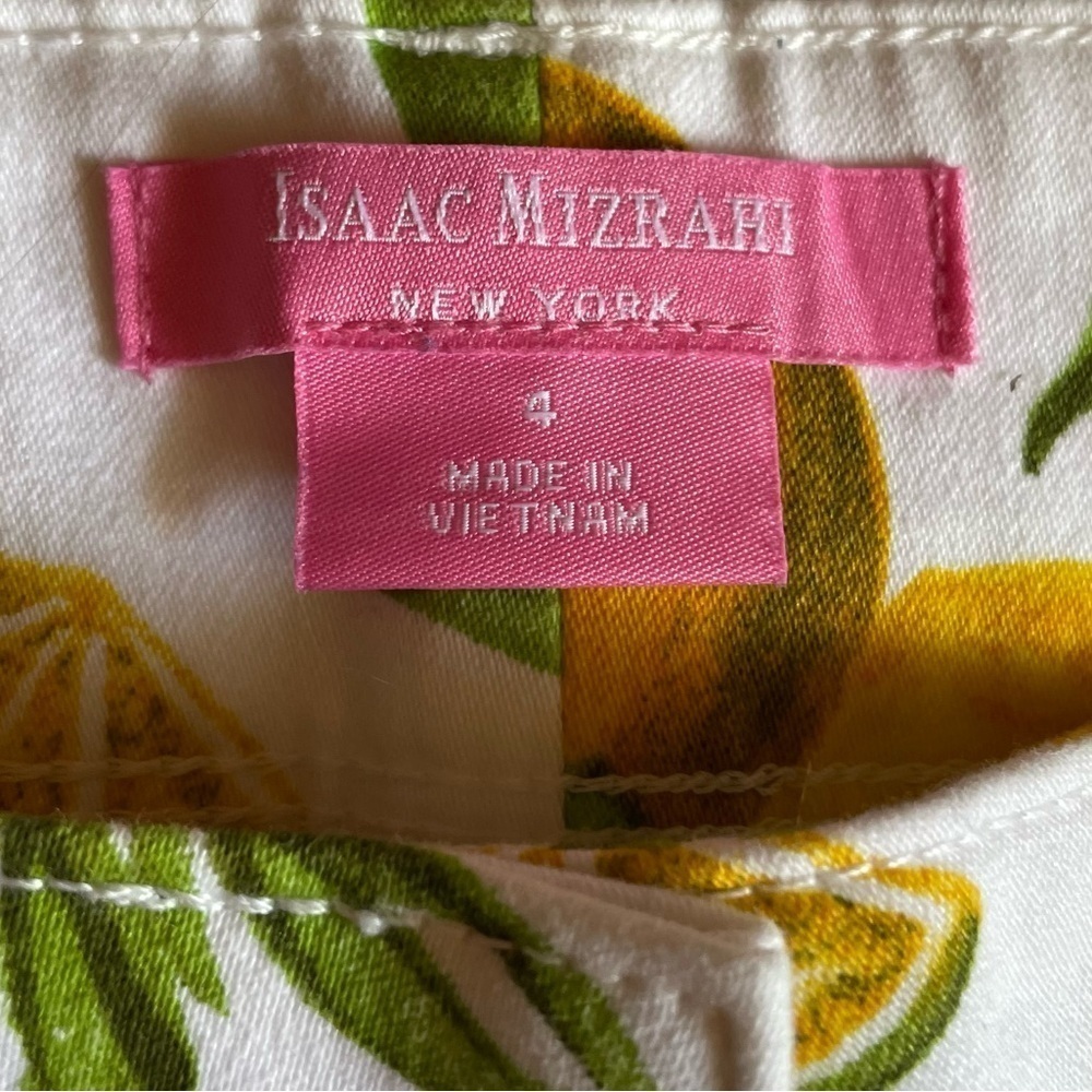 Isaac Mizrahi New York lemon and lime shorts - Picture 4 of 6